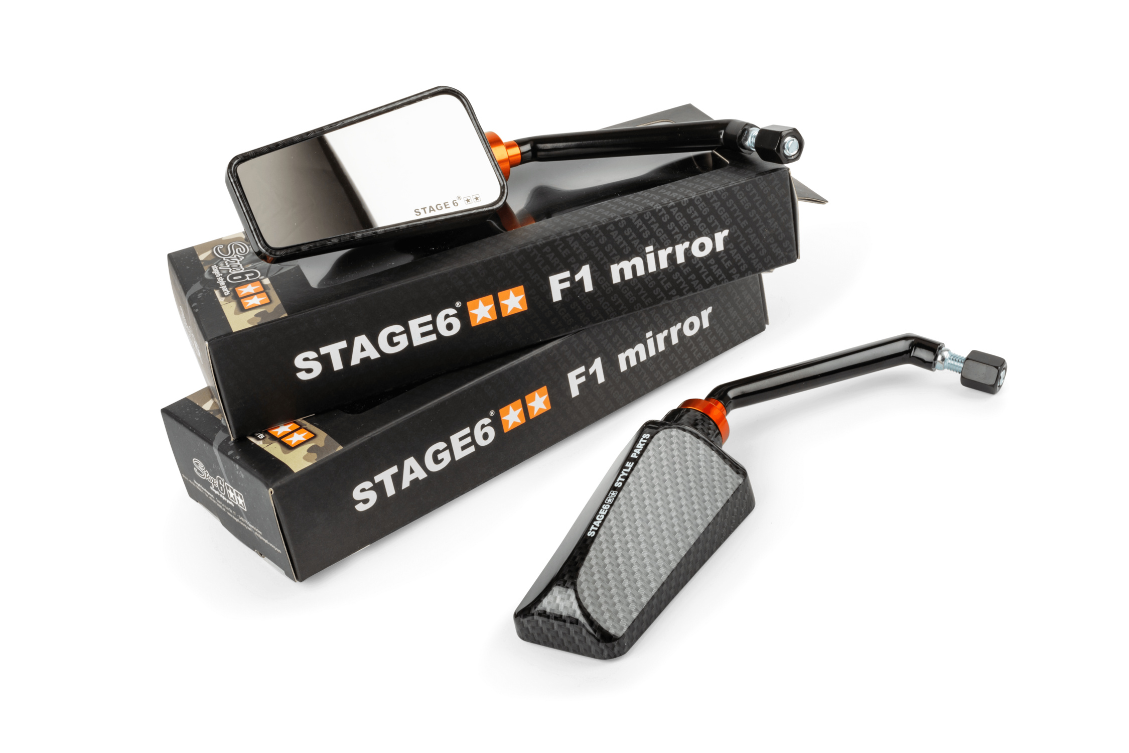 Sada zrcátek F1 Stage6 karbon
