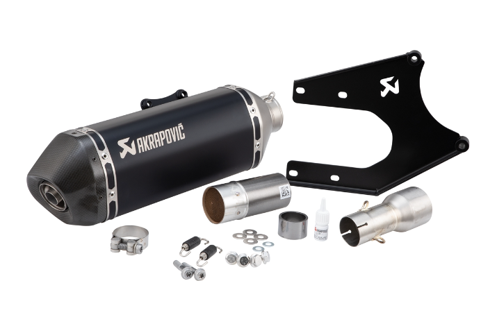 Akrapovic Výfuk Akrapovič "Black Edition" Slip-On Line, Vespa Primavera / ​Sprint 125, ​150ccm i.e. 3V Euro5 AKRAPO70