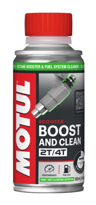 Motul Moto Boost and Clean 2T/4T 100ml 11087900