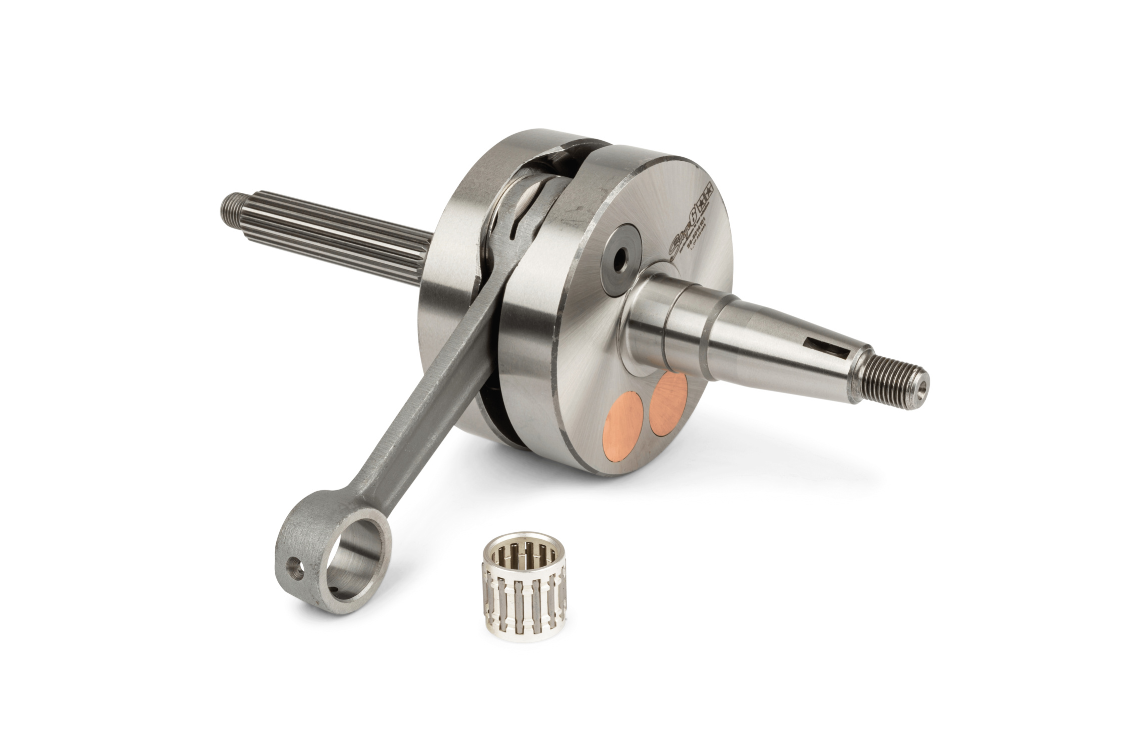 Klikový hřídel Stage6 HPC zdvih 52mm / ojnice 105mm Piaggio / Gilera 125 - 180 2T