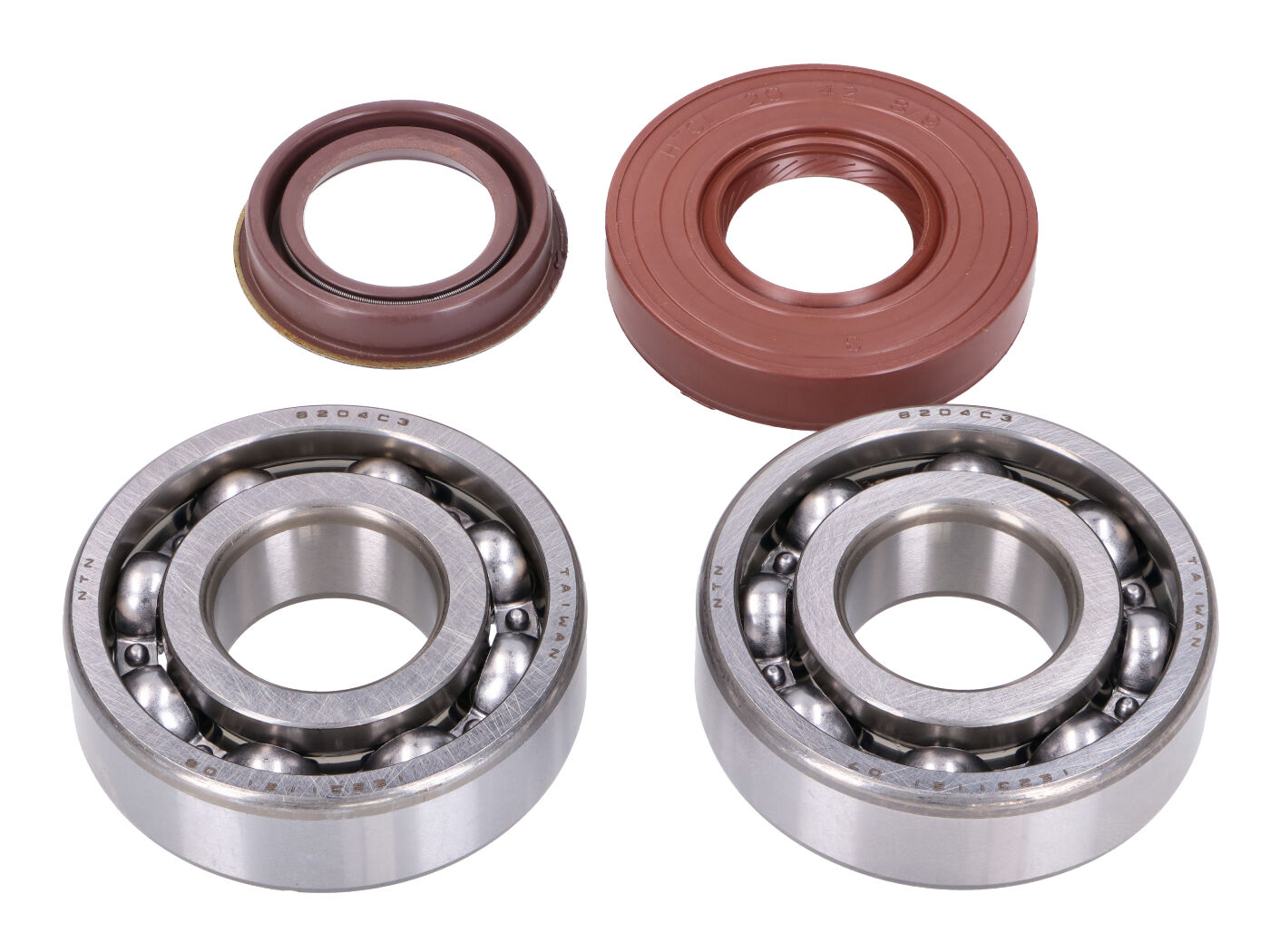 Sada ložisek a gufer klikového hřídele Naraku FKM Heavy Duty, Minarelli / 1E40QMB, IE40QMB NK104.00