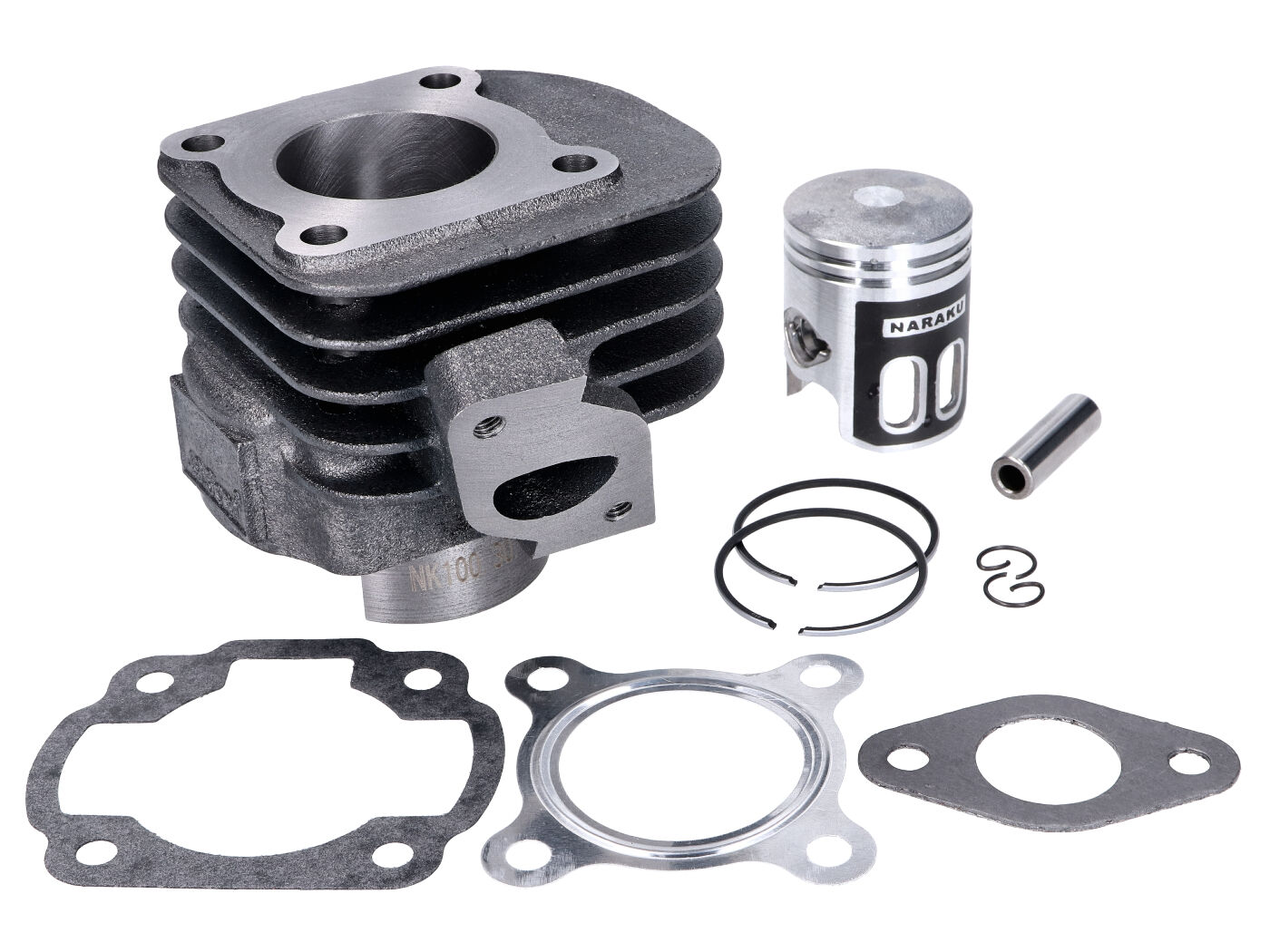 Válec Naraku V.2 50ccm 10mm pístní čep Minarelli horizontal AC NK100.30.2
