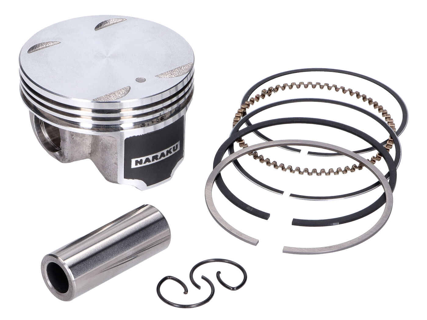 Pístní sada Naraku 125ccm 52mm, Yamaha X-Max, YZF, WR, MT, Beta RR, Fantic, Rieju 125 YI-3 NK600.68.2
