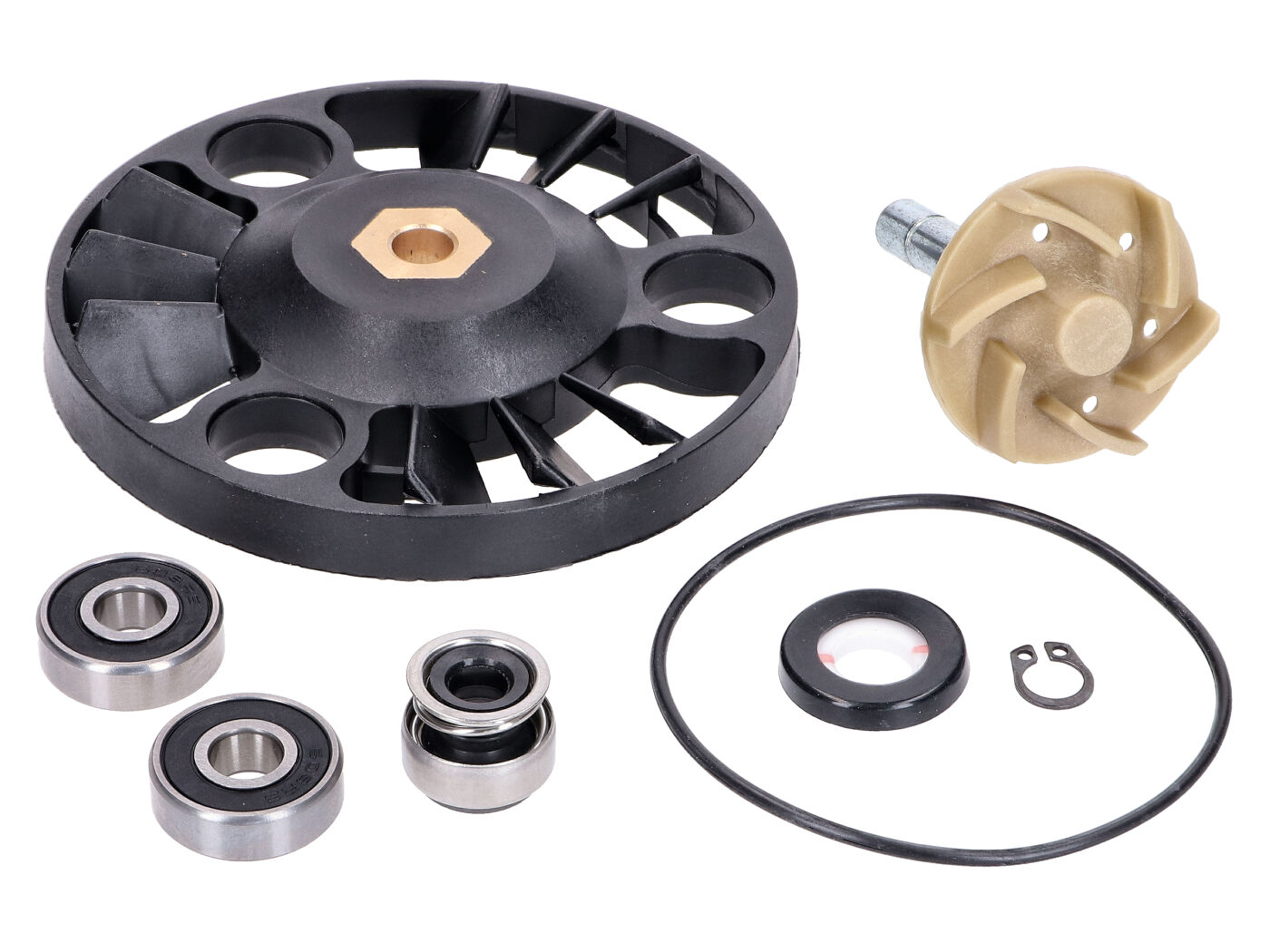 101 Octane Opravná sada vodní pumpy Aprilia, Gilera, Piaggio, Vespa 125-200ccm 4T 2001-2006 (jednodílná hřídel) IP48817