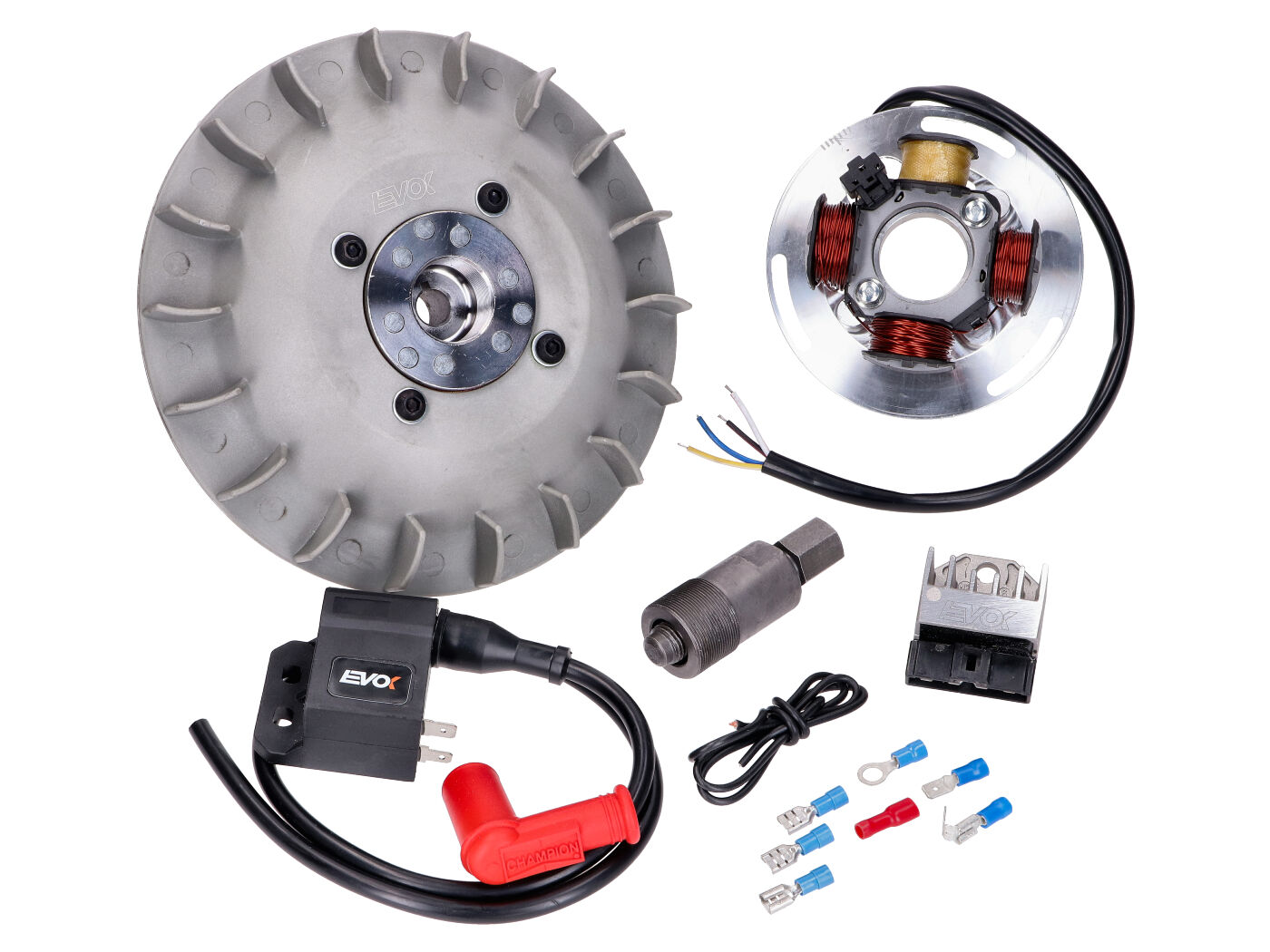 Zapalování EVOK Elektronik 12V, Vespa Largeframe, GT, Sprint, Super, VNA, VNB 49378