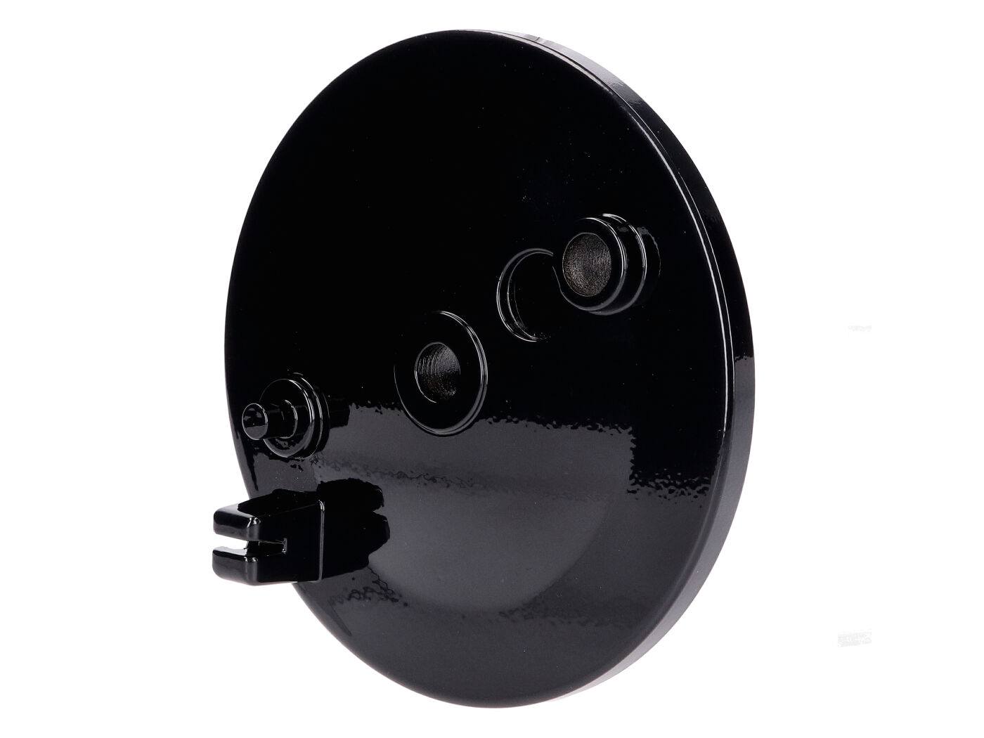 101 Octane Štít / kryt zadní brzdy bez otvoru pro brzdový spínač, černý, Simson S50, S51, S70, KR51, SR4-1 Spatz, SR4-2 Star, SR4-3 Sperber, SR4-4 Habicht IP48794
