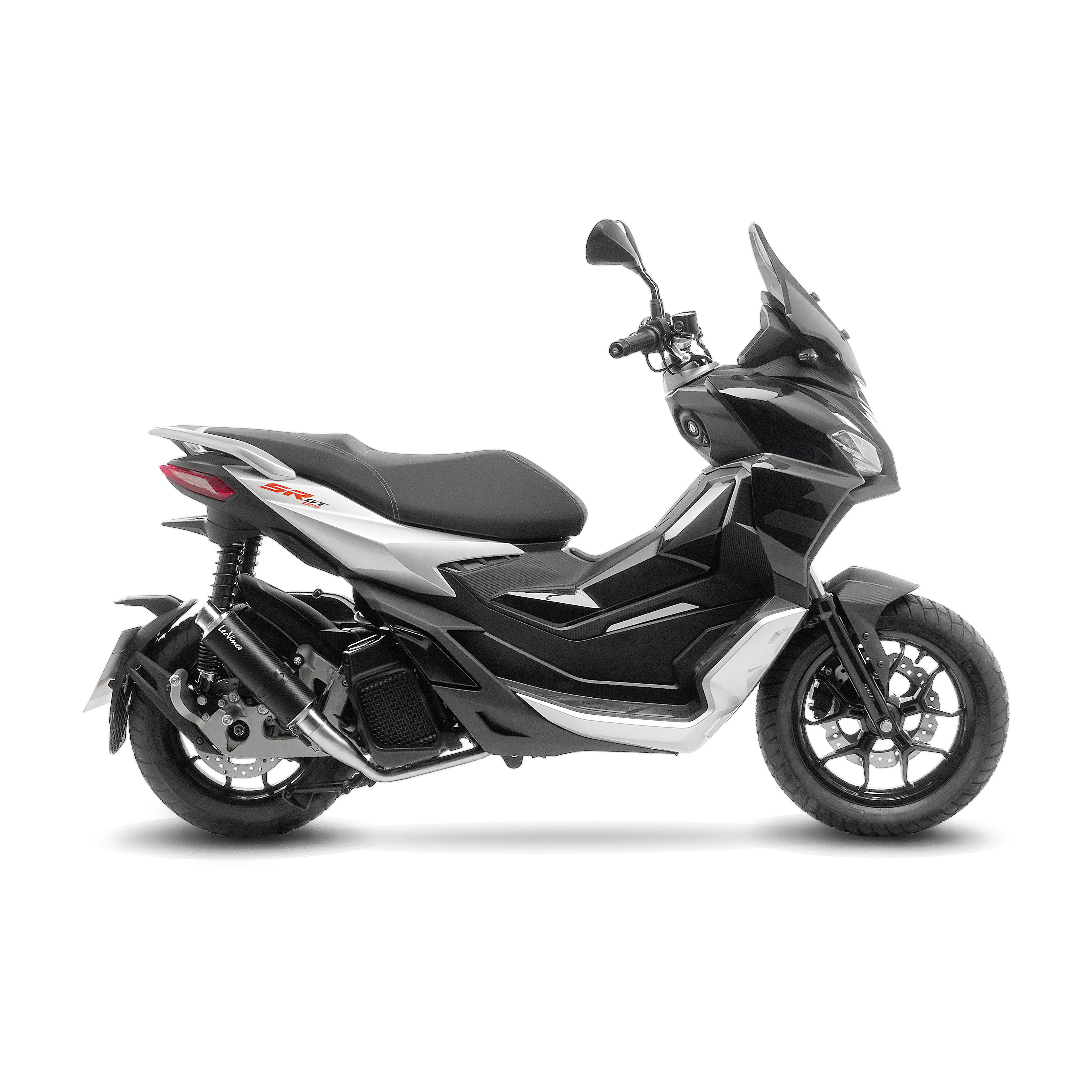 Výfuk LeoVince SBK GP-CORSA Carbone Matt Aprilia SR GT 125 / 200 Euro5 2022-> (Racing) 15500M