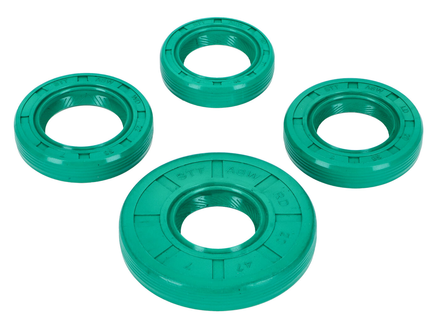 Sada gufer motoru Schmitt FKM zelené Simson S51, S53, S70, S83, SR50, SR80, KR51/2, M500, M700 STT49585
