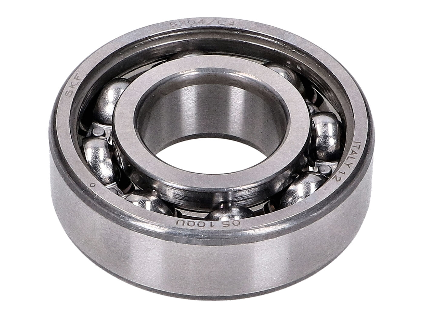 Kuličkové ložisko SKF 6204 20x47x14 plechová klec C4 SKF-204714-C4