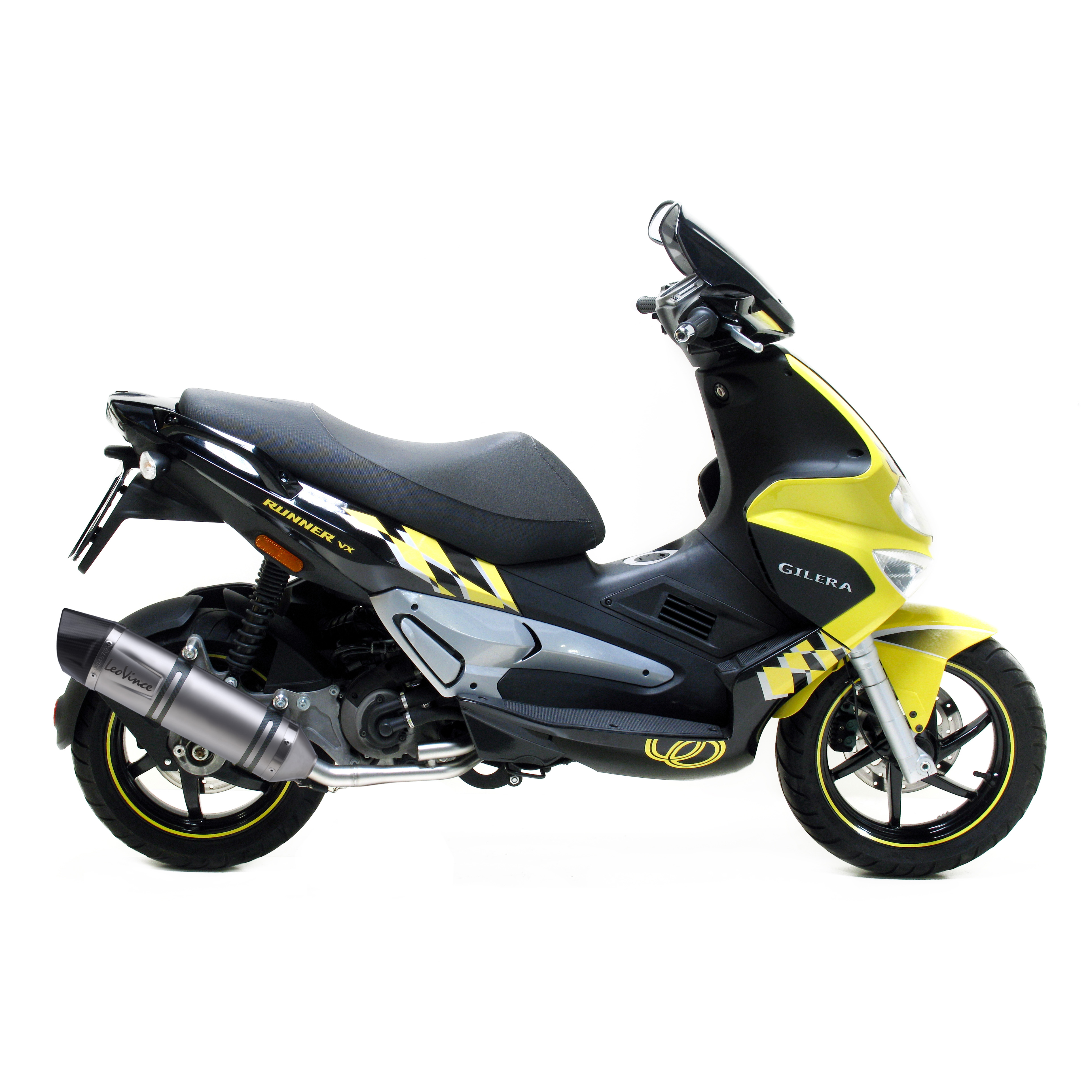 Výfuk LeoVince LV-ONE EVO nerez, Gilera Runner ST / VX / VXR 125 - 200 ccm (06-20) 8541E
