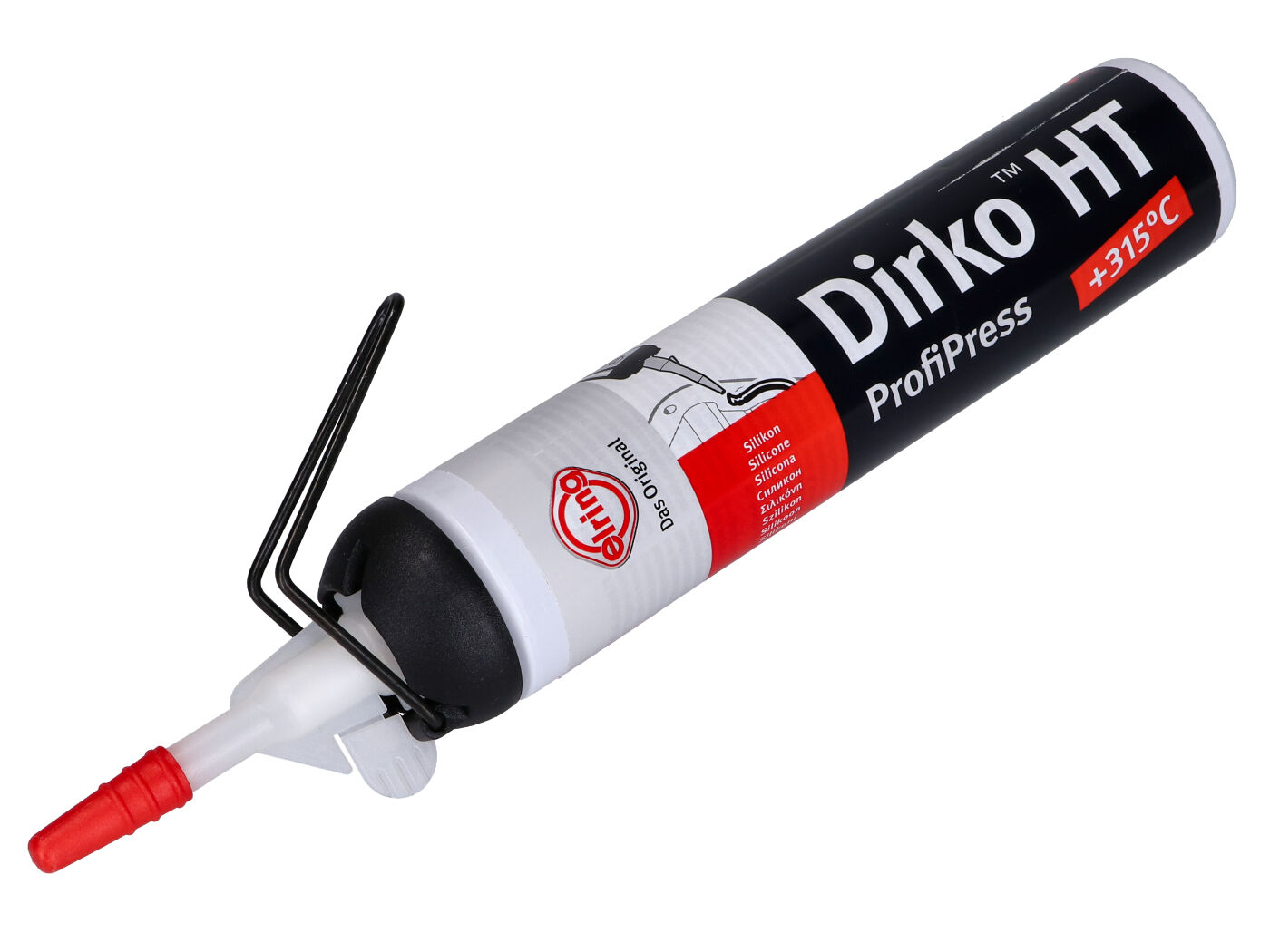 Diverse / Import Silikon, těsnící Dirko HT ProfiPress černý +315°C 200ml 43149