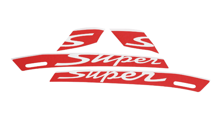 Levně Sada samolepek Piaggio "Super", Vespa GTS Super, ​Super Sport 125 / ​300 ccm 67333600A5