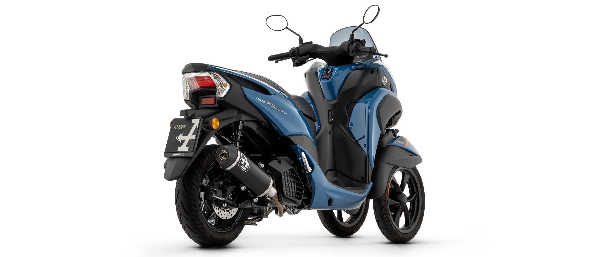 Výfuk Arrow Urban Dark Black, Yamaha Tricity 155i E5 (2021-) 53548ANN