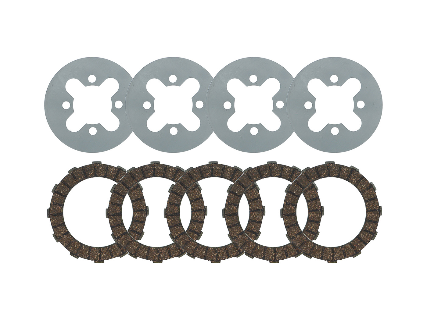 Venandi Motors Sada na předělání spojky na 5 lamel Venandi, 0,8mm 12Nm nerez, Simson S50, KR51/1, SR4- M53, M54 49673