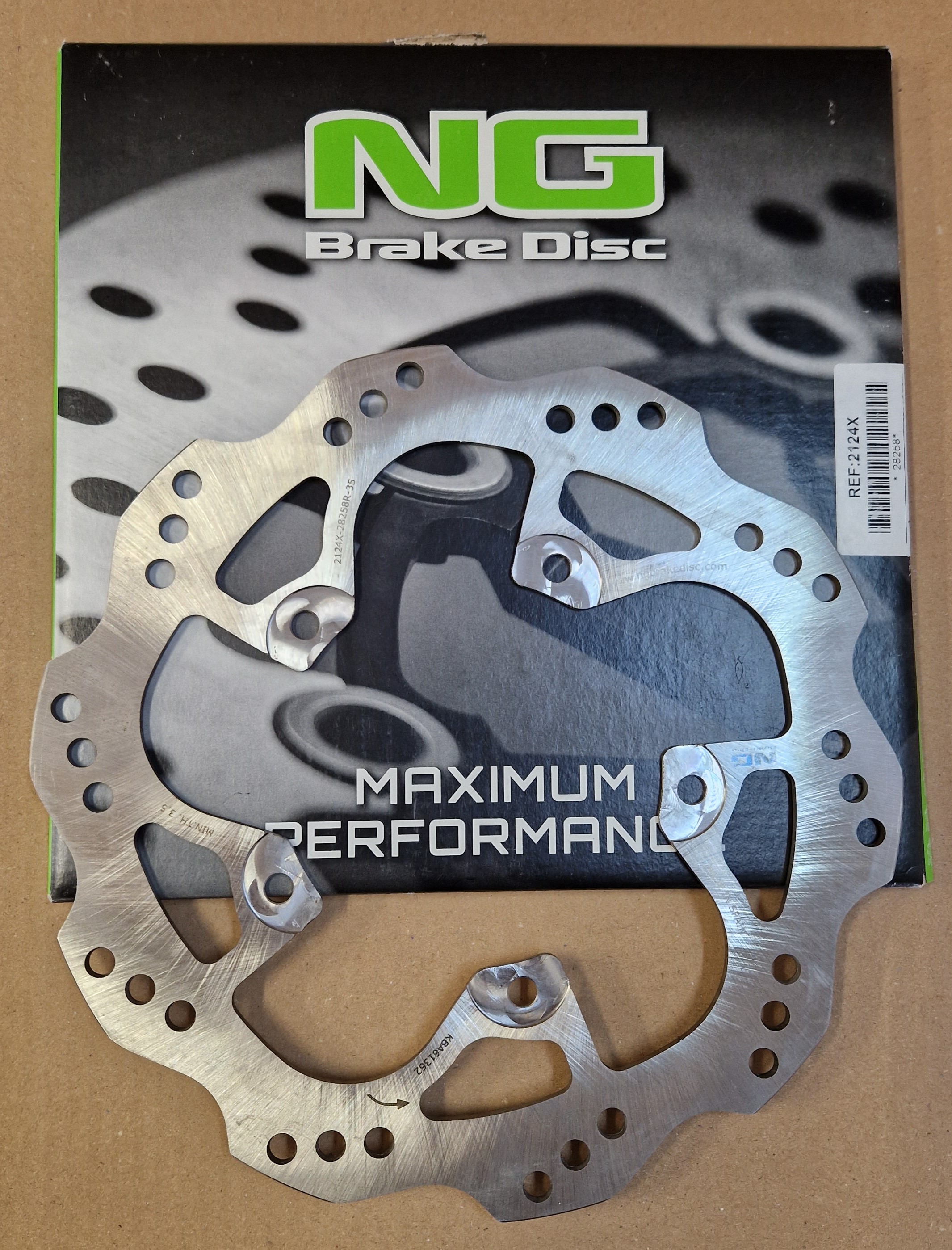 NG Brake Disc Brzdový kotouč přední NG Wavy, Aprilia SR GT 125 / 200 (od 2021) NG 2124X