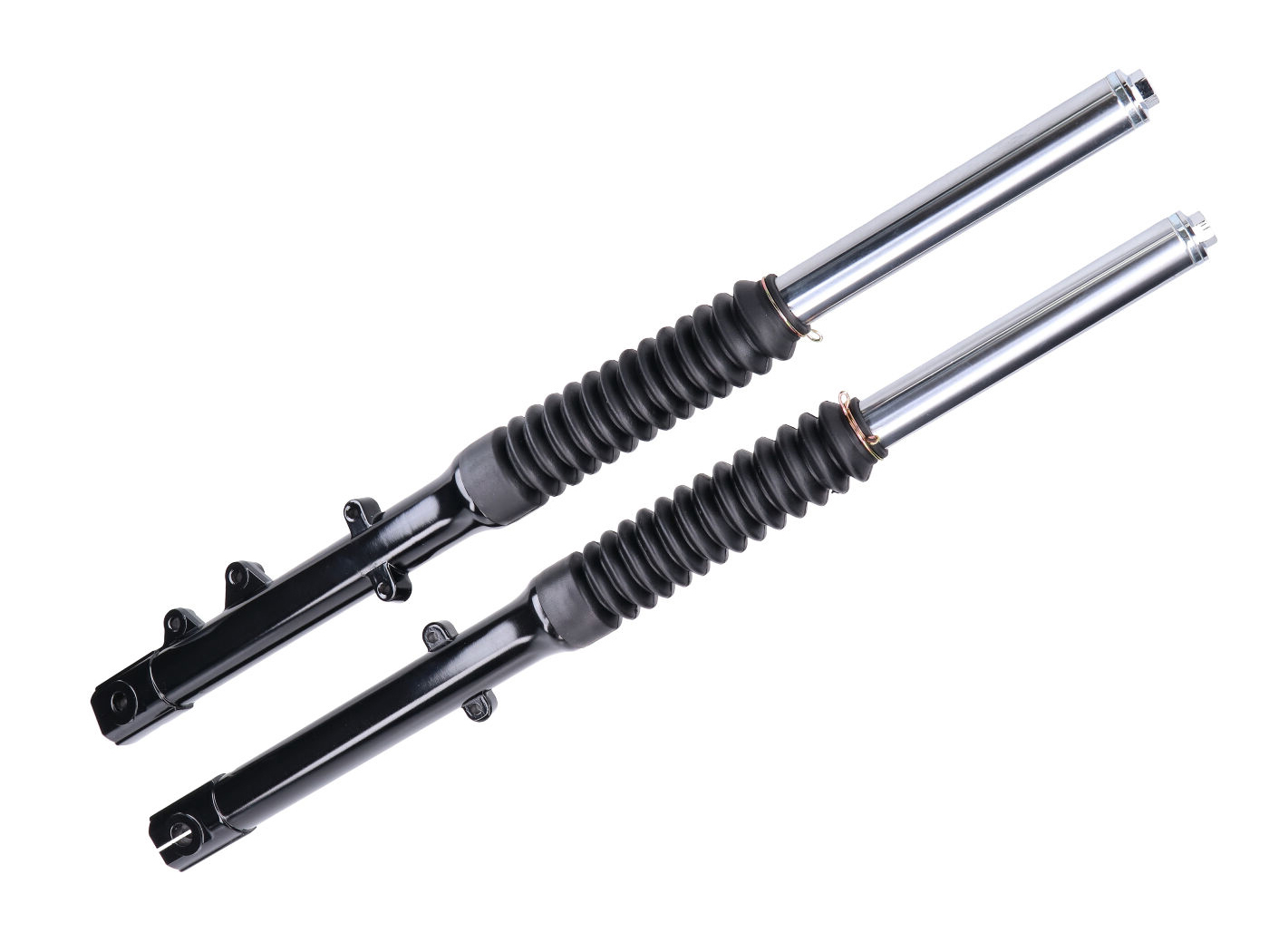 Motegra Přední vidlice pro kotoučovou brzdu, černá, Simson S50, S51, S53, S70, S83 52631