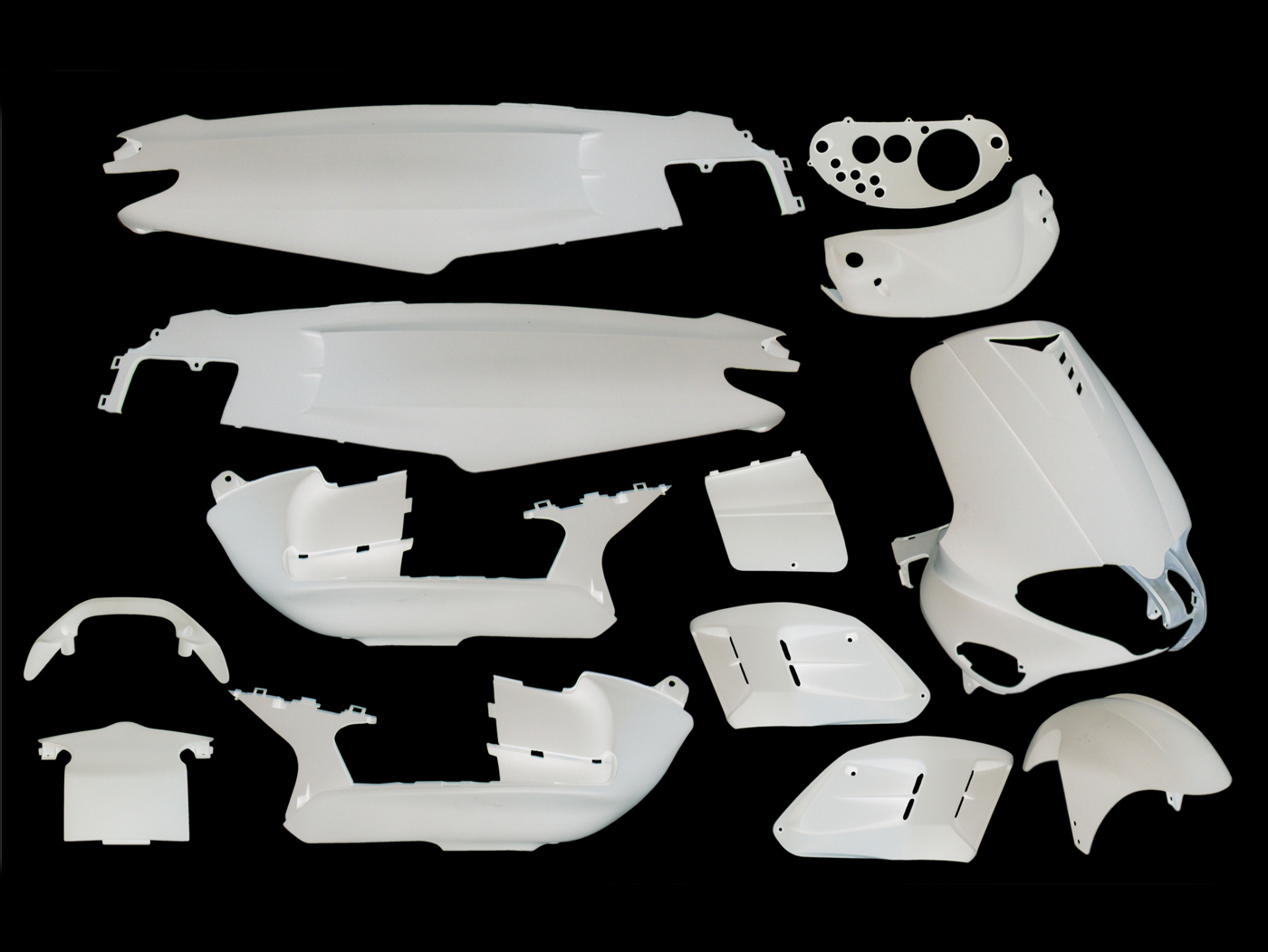 Levně Edge Bikeparts Sada plastů EDGE 15ks bílá, Gilera Runner -2005