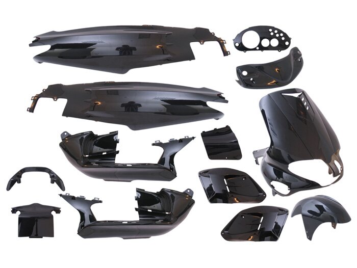 Levně Edge Bikeparts Sada plastů EDGE 15ks černá lesklá, Gilera Runner -2005