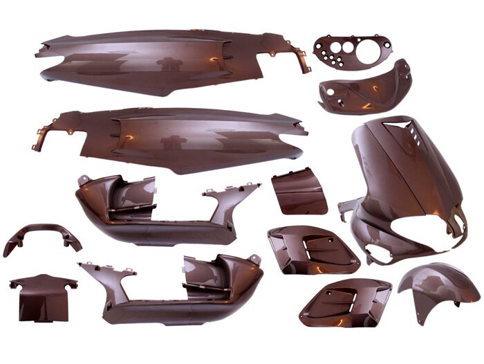Edge Bikeparts Sada plastů EDGE 15ks brown metalíza, Gilera Runner -2005 52528