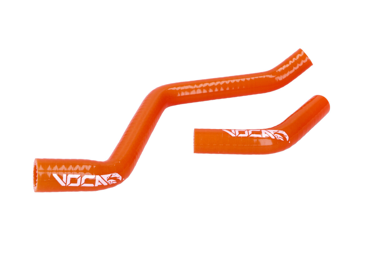 Voca Racing Sada hadic k chladiči Voca HQ zesílené oranžová, Derbi Senda DRD D50B Euro3, Euro4