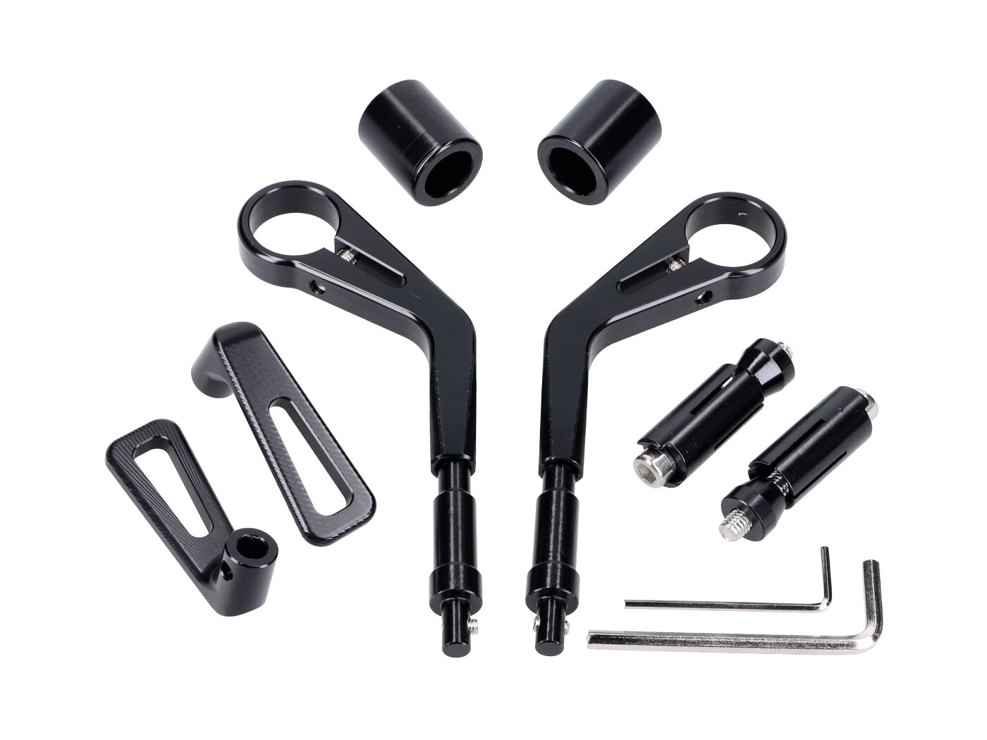 Voca Racing Chrániče brzdových páček VOCA alu, univerzální CNC černá