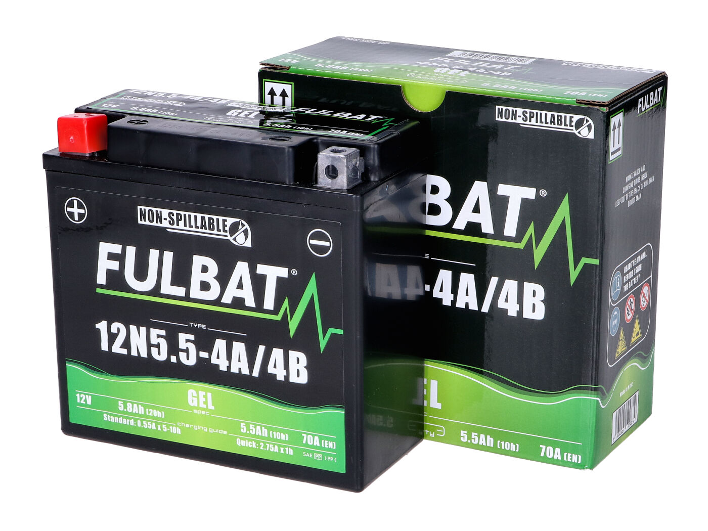 Levně Fulbat Baterie 12N5.5-4A/4B gel