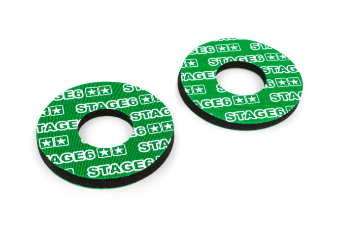 Pěnový chránič / donuts na gripy Stage6 zelená