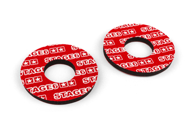 Pěnový chránič / donuts na gripy Stage6 červená