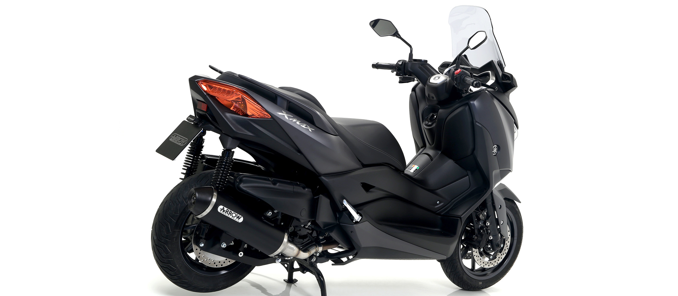 Levně Koncovka výfuku Arrow Urban Dark Yamaha X-Max 400 E4 2017-2020 53524ANN