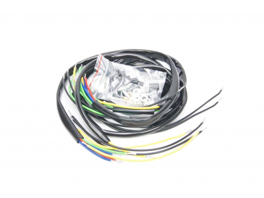 Diverse / Import Kompletní elektroinstalace / svazek kabelů 30W Jawa 50 - 20, 21, 23 mustang (25W + 5W)