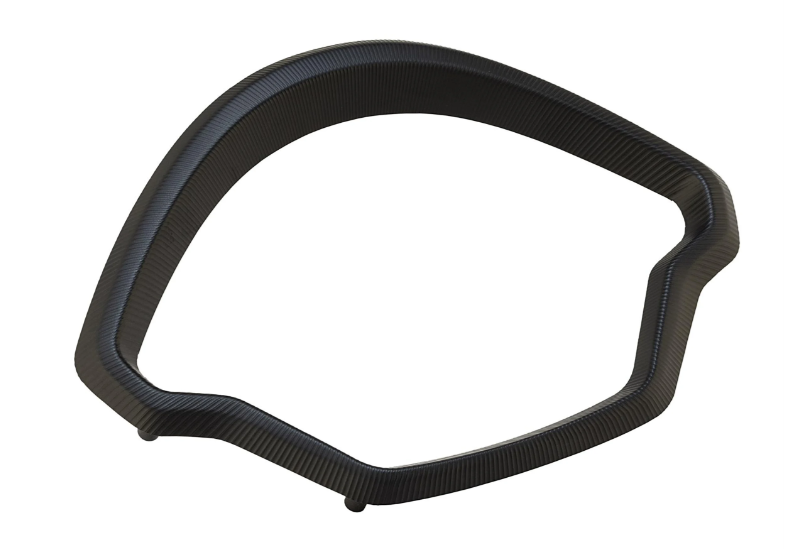 SIP Rámeček tachometru SIP, černý matný elox, Vespa GTS / ​GTS Super 125 / ​300 ccm (2023-) MV009642MB