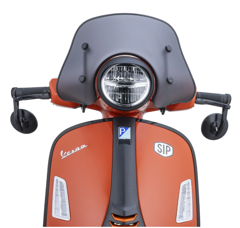 Plexi ERMAX Piccolo, černé, Vespa GTS /​ GTS Super 125-300ccm (2023-) ERM65376