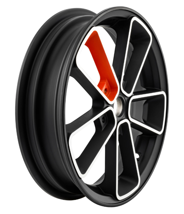 SERIES PORDOI Kolo / ráfek černo-oranžový 13" SIP SERIES PORDOI, Vespa GTS, ​GTS Super, ​GTV, ​​GT, ​GT L 125-300 ccm (2003-) MV650820OR