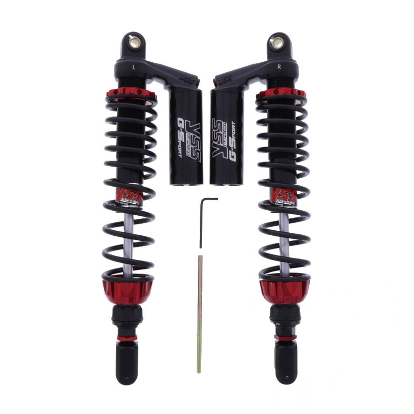 Sada zadních tlumičů YSS Twin Shock Black, Honda Forza 300 / 350 (2018-) TG302-395TRJ-02-888A