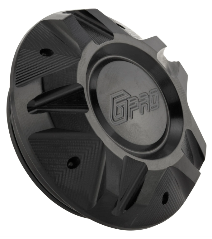 G-PRO Ozdobná krytka kola G-PRO, černý elox, Vespa ET2, ​ET4, ​LX,​ LXV, ​S, ​Primavera, ​Sprint, ​GTS, ​​GTV, ​GT 50-300ccm 2T/​4T MV000523B