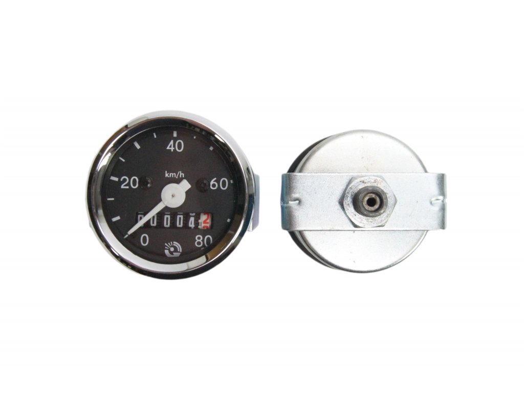 Ostatní Tachometr 80km/h JAWA 50 - 05, 20, 21, 23 mustang 5060202