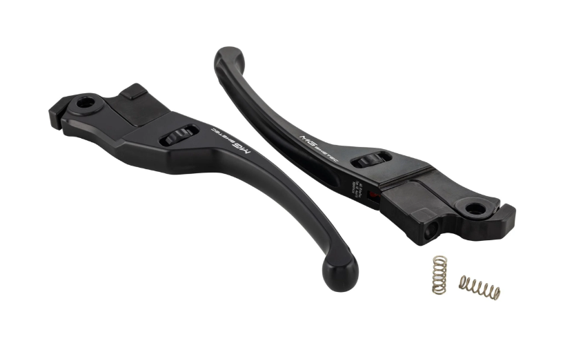 MG Biketec Sada nastavitelných CNC brzdových páček MG Biketec, dlouhé, černý elox, Vespa GTS / ​GTS Super 125 / ​300 ccm (2023-) MG017523