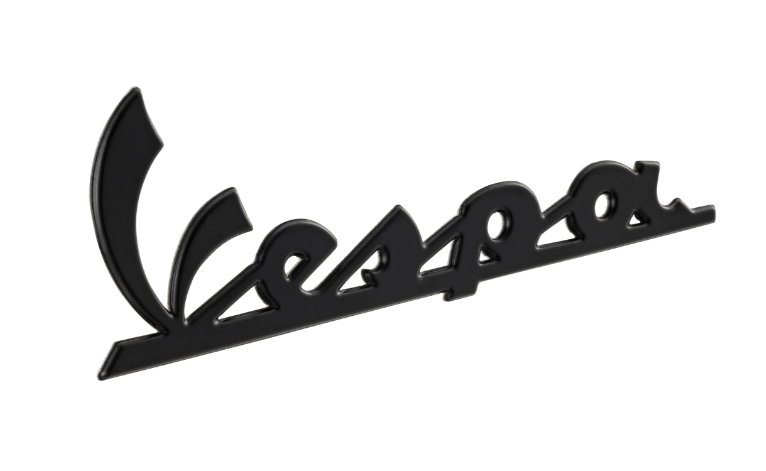 Levně Piaggio Nápis / znak "Vespa", černý, 100x35 mm, Vespa GTV 300 RST (2023-) PI005863
