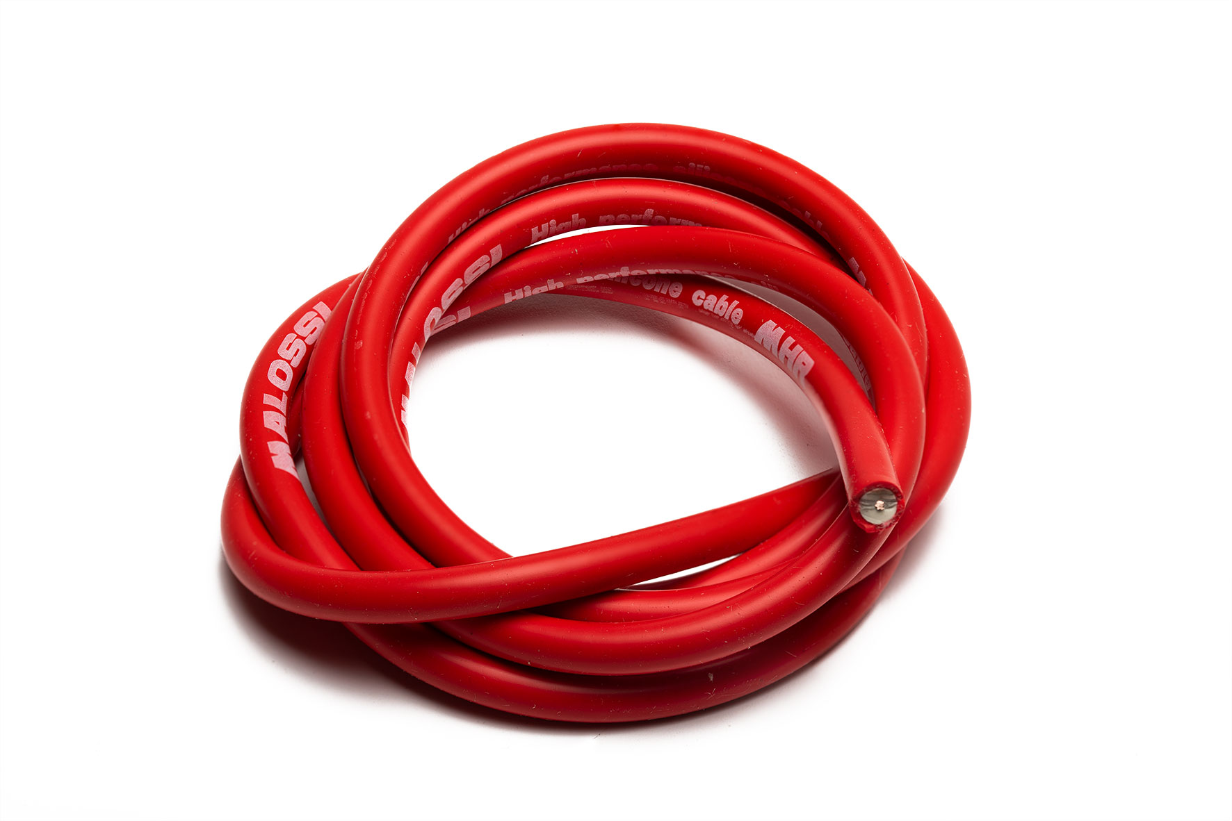 Kabel k fajfce / svíčce Malossi MHR, červený, 50 cm, 7 mm M2219144B