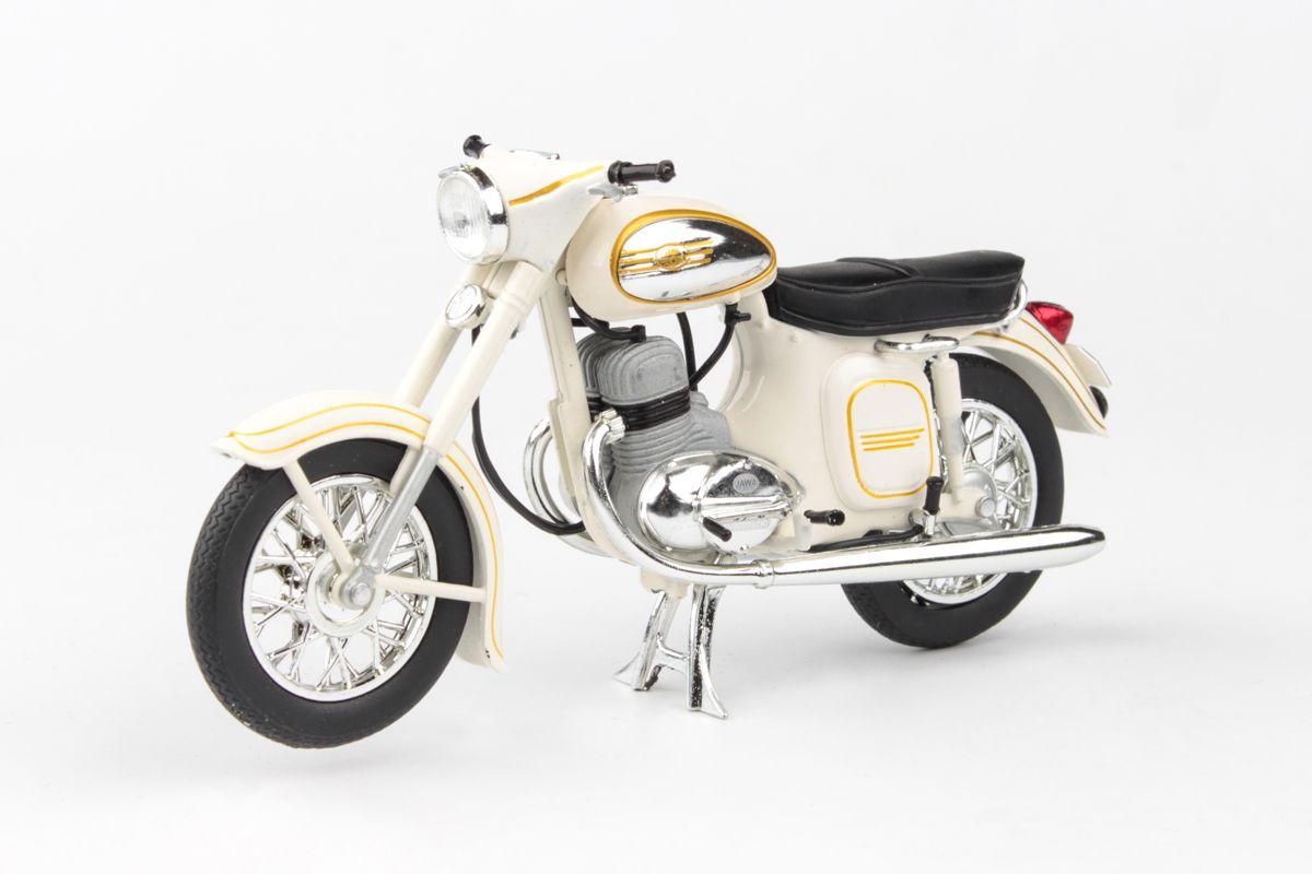 Ostatní JAWA 350 Panelka, Automatic (1966) 1:18 - Bílá