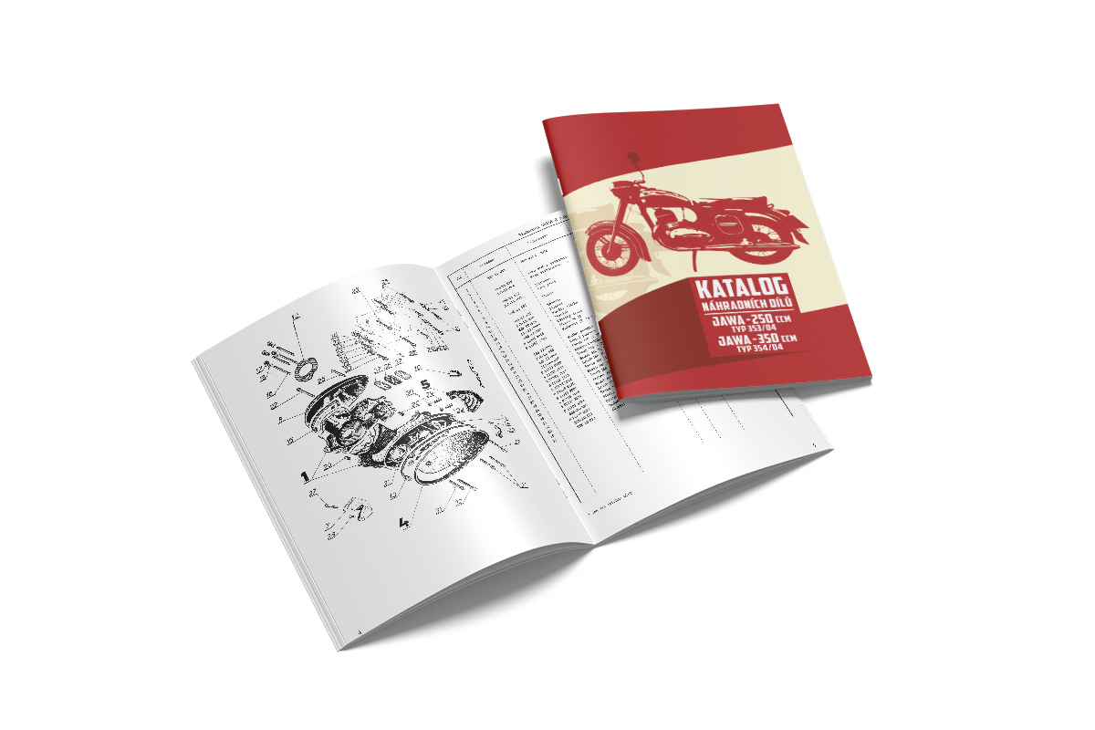 Ostatní Katalog ND JAWA 250, 350 Kývačka