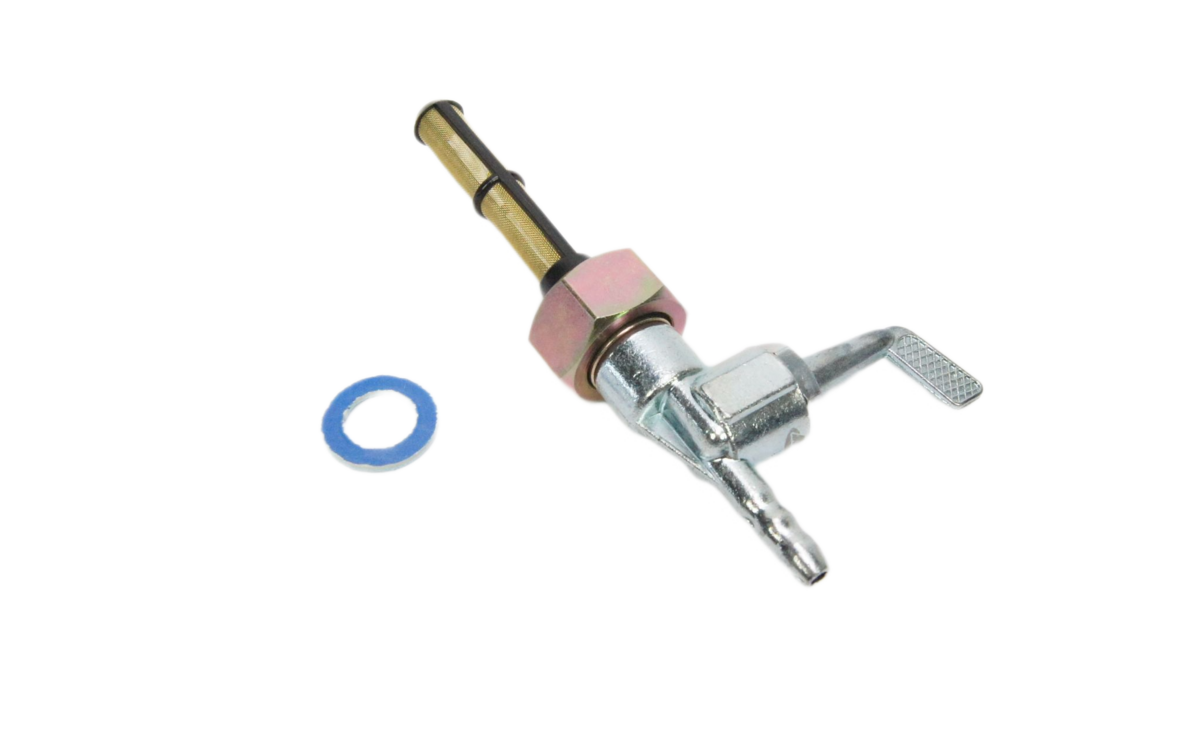 MOTOMAX, s.r.o. Kohout paliva s maticí (dlouhá páčka) JAWA 50 - 23 Mustang, BABETTA 228, 207, JAWA / ČZ *M