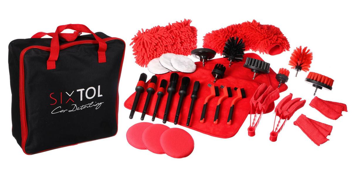 Ostatní Multifunkční sada 33ks nástrojů pro čištění, mytí a leštění motocyklů