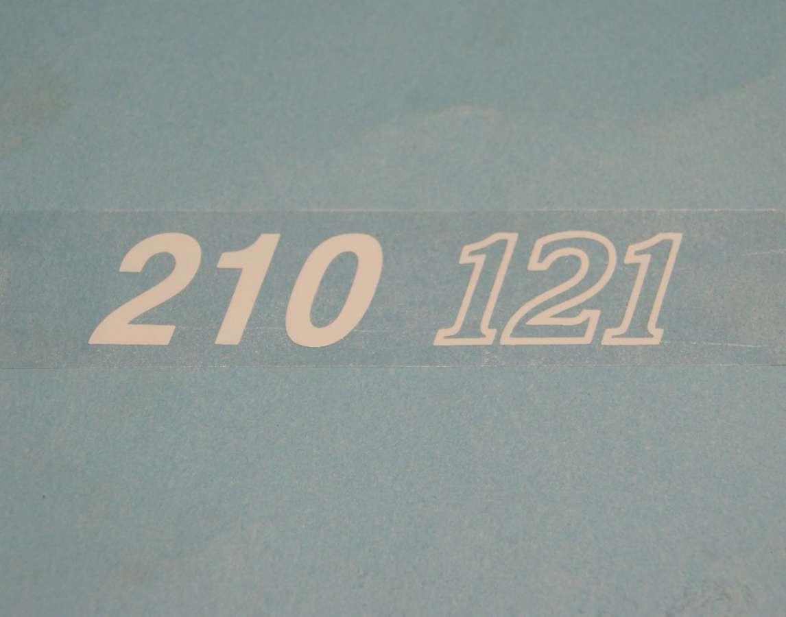 MOTOMAX, s.r.o. Nálepka BABETTA 210/121  *M