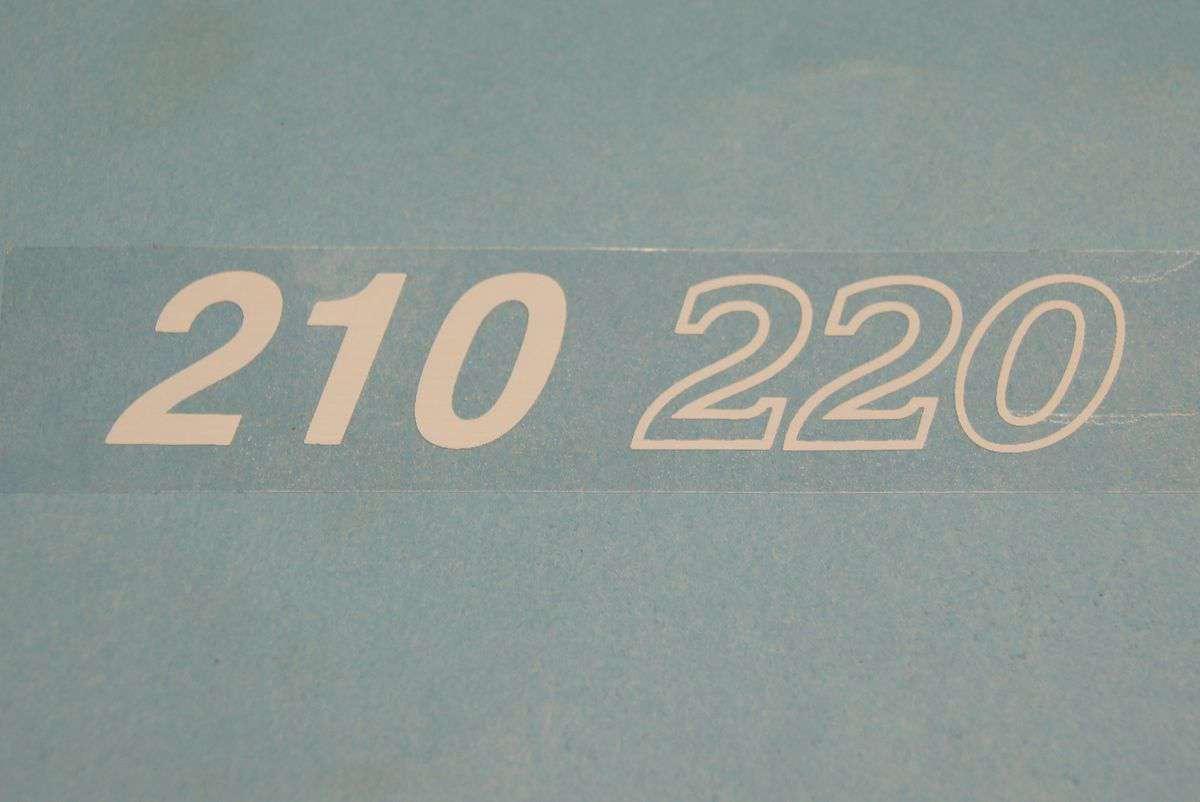 MOTOMAX, s.r.o. Nálepka BABETTA 210/220  *M