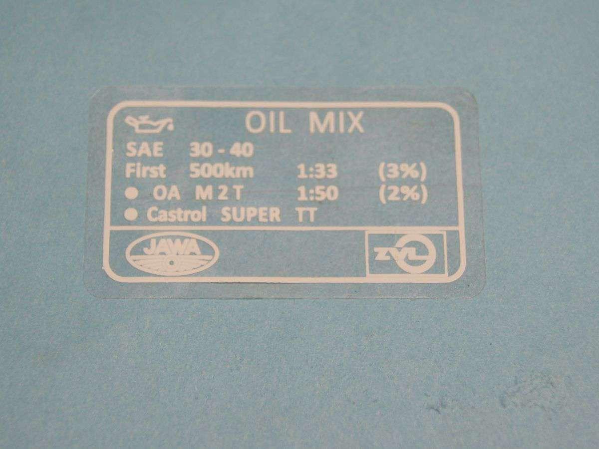 MOTOMAX, s.r.o. Nálepka BABETTA OIL MIX  *M
