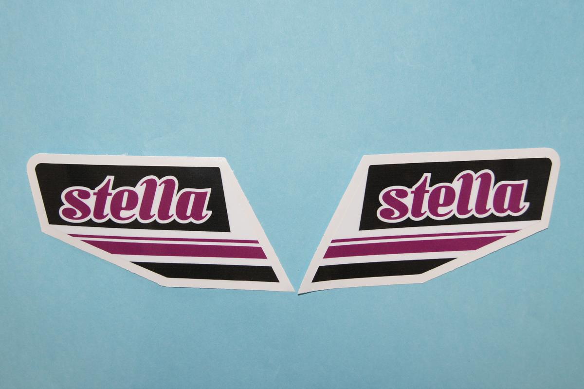 MOTOMAX, s.r.o. Nálepka STELLA  fialová  2ks  *M