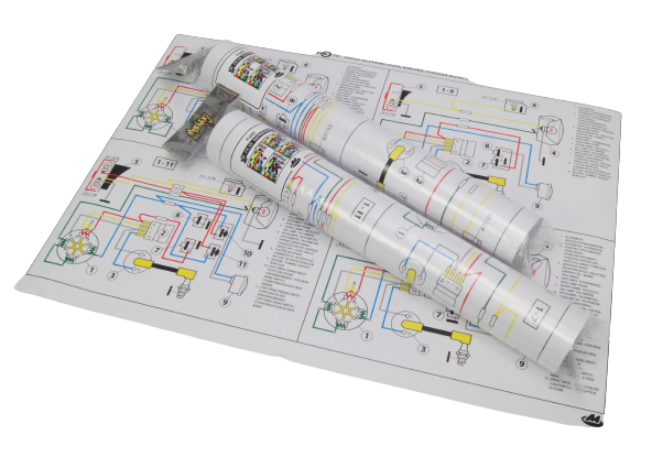 MOTOMAX, s.r.o. Plakát elektroinstalace BABETTA 210, 225 (42 x 59,4cm) *M