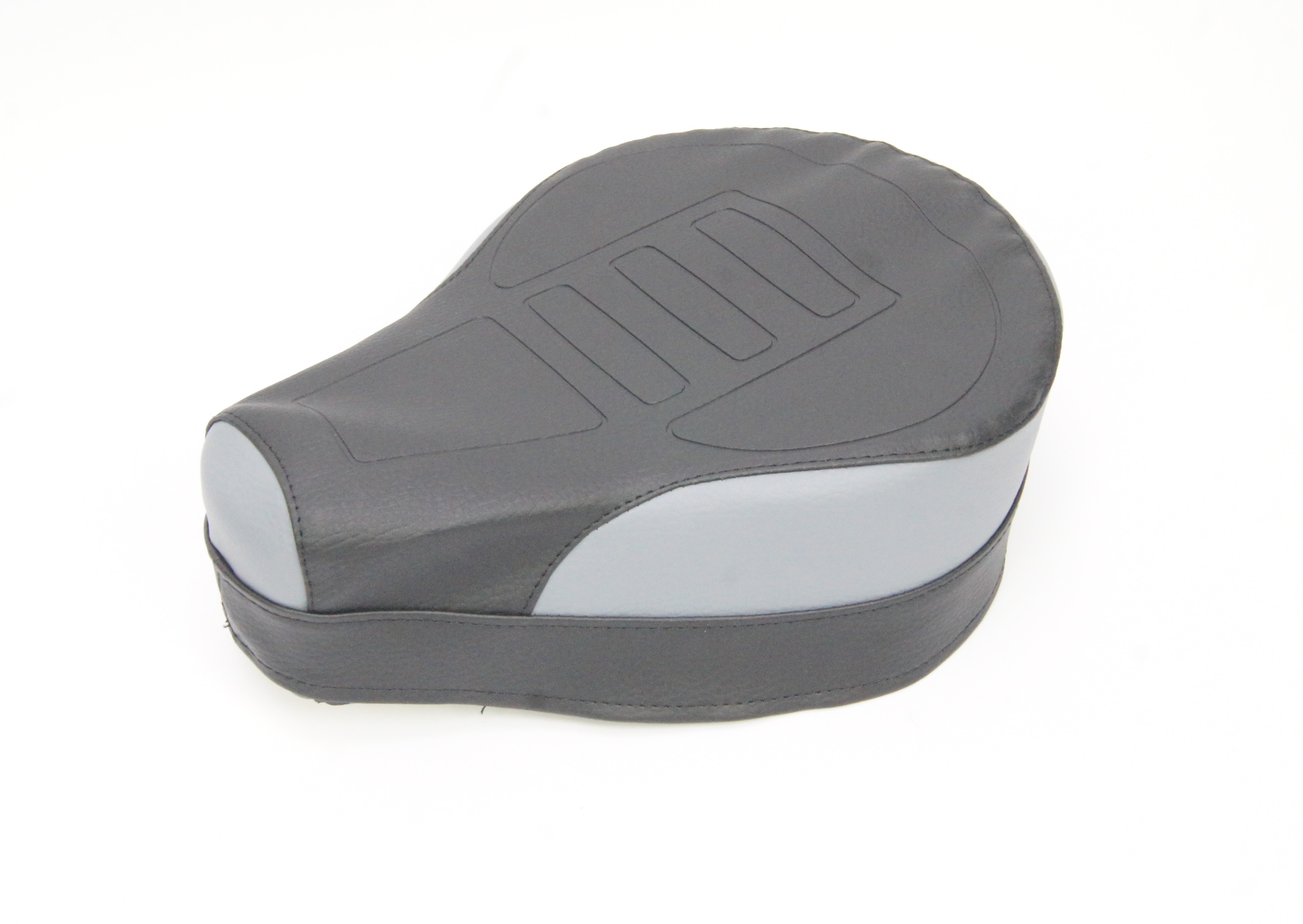 MOTOMAX, s.r.o. Potah sedla BABETTA 210/225 -černo/šedý (12 x spony - std. sedlo)  *M