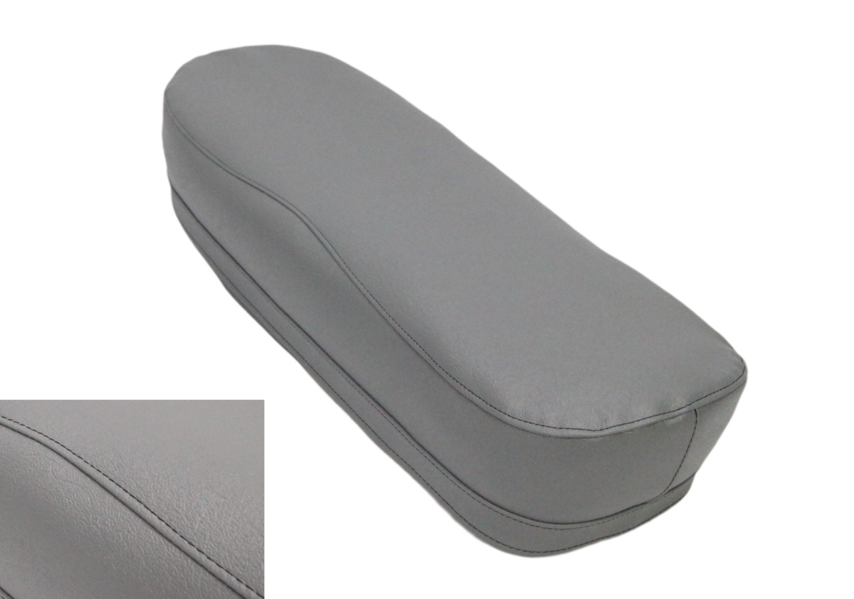 MOTOMAX, s.r.o. Potah sedla JAWA 50 - 05, 20, 21 šedý - na spony (org. molitan - retro koženka)  *M